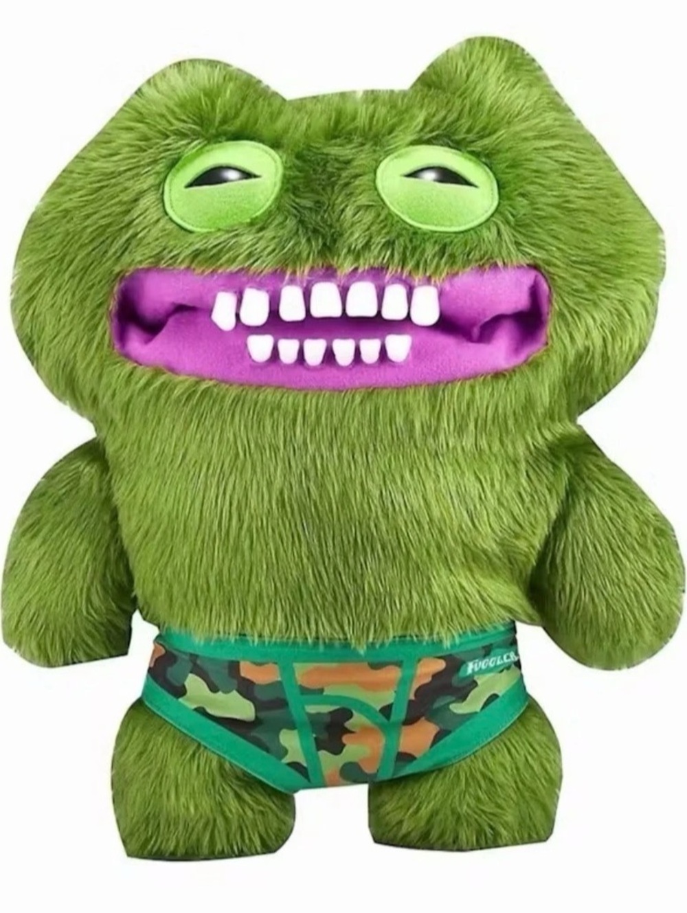 Fuggler Big Fugg Green Camo Monster Plush 18 inches